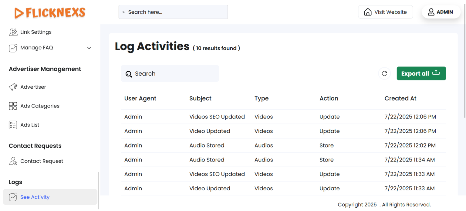Log Activity – Help Center – Search Help articles, community, and more..
